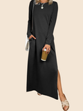 Women's Loose Split Flowy Maxi Dress