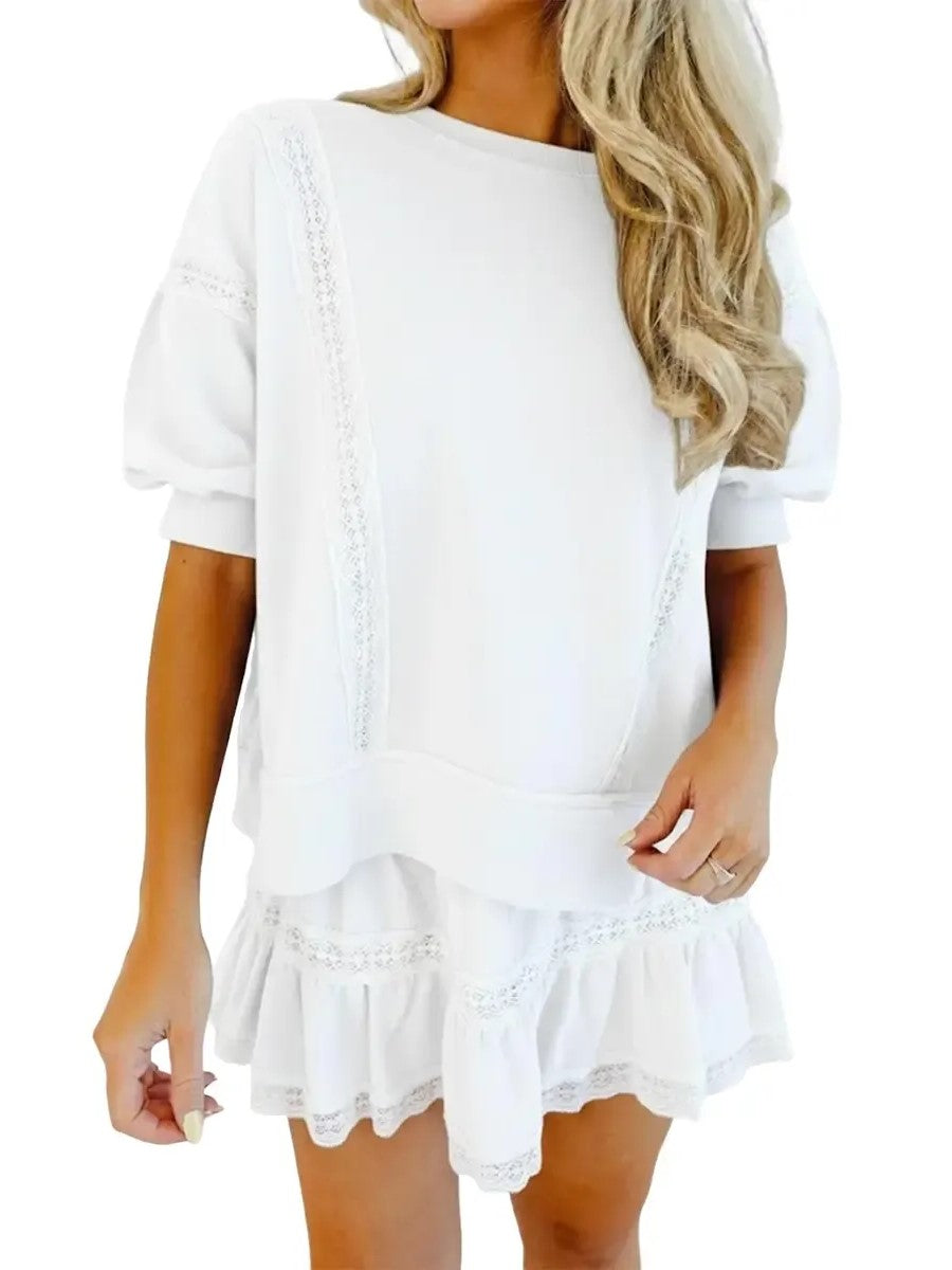 Women's Summer Cutout Matching Set